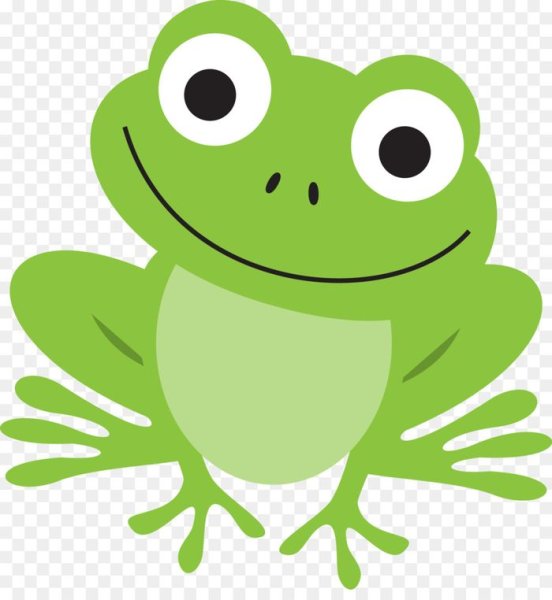 Лягушонок улыбается