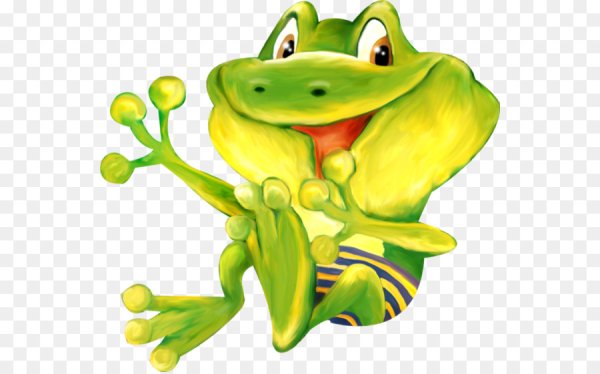 Мультипликационная лягушка