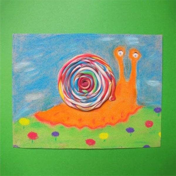 Рисование пластилином для малышей