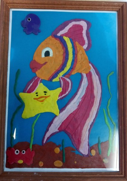 Пластилинография цветы