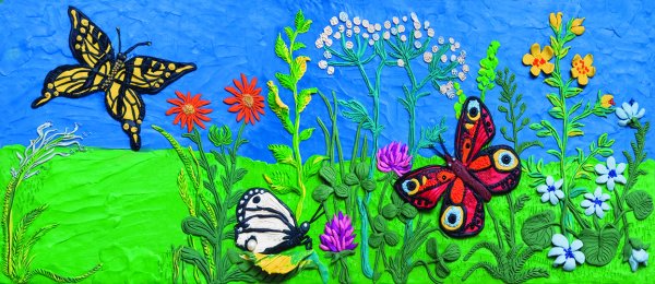 Пластилинография для детей 4-5 лет