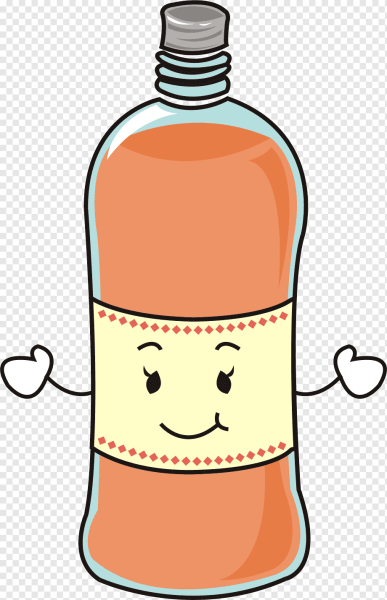 Бутылка мультяшная