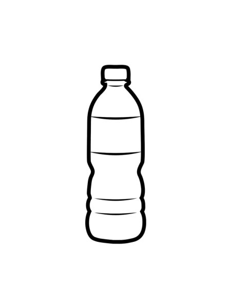 Раскраска бутылка