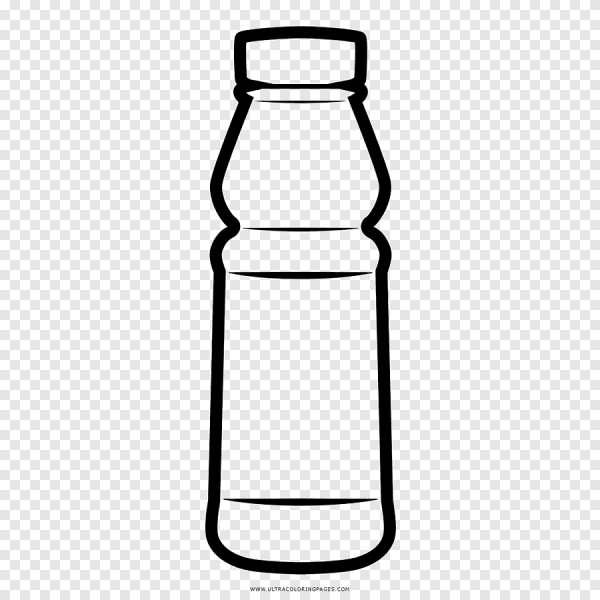 Бутылка раскраска для детей