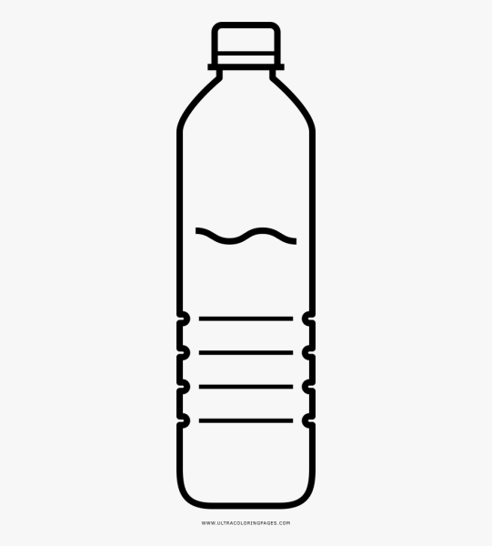 Раскраска бутылка воды