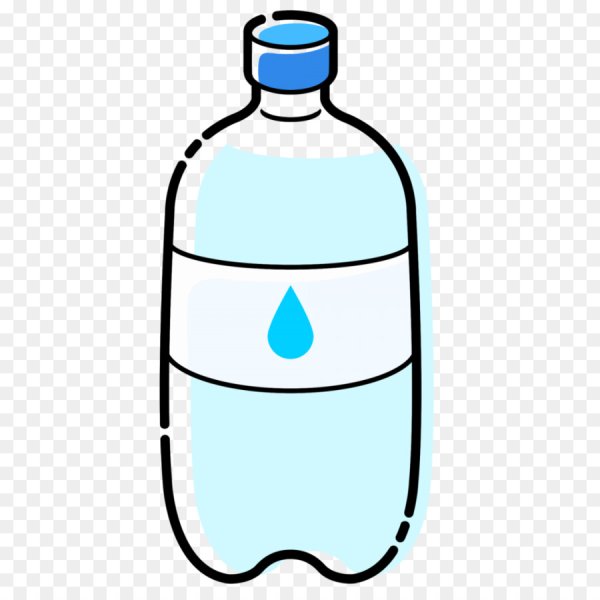 Бутылка воды мультяшная