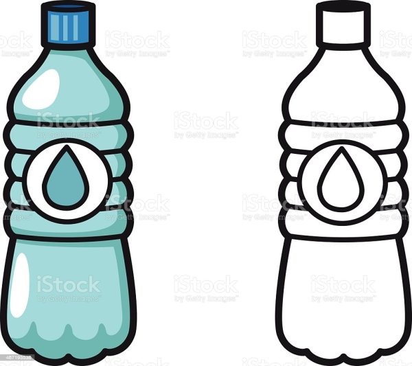 Бутылка воды для распечатки