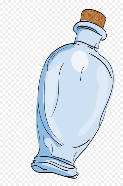 Пластиковая бутылка мультяшная