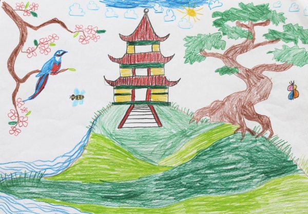Рисование на тему Китай