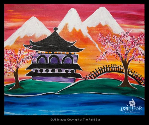 Образ художественной культуры Японии гора