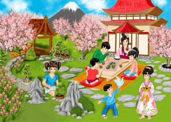 Японская семья