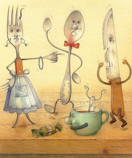 Кястутис Каспаравичюс иллюстрации