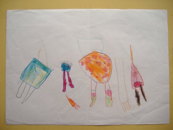 Детский рисунок оживает