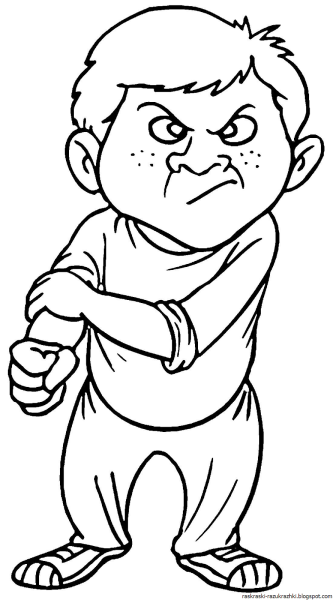 Раскраска человек