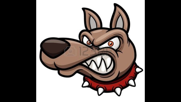 Собака злая мультяшный