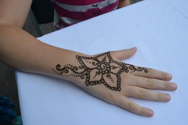 Тату хной на руке для начинающих легкие