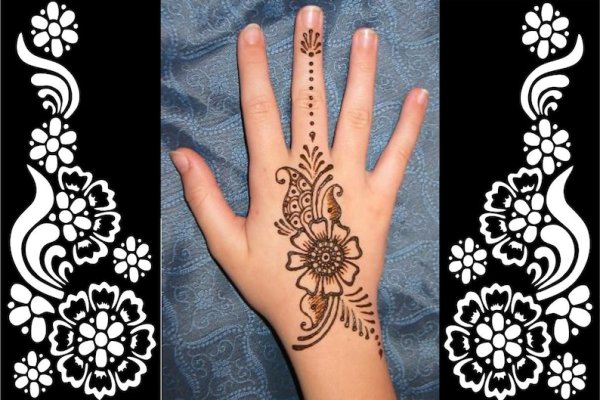 Трафареты для мехенди простые
