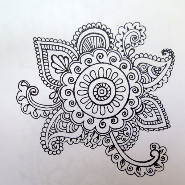 Арабское мехенди эскизы