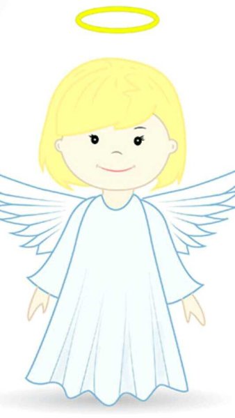 Рисование ангела для детей