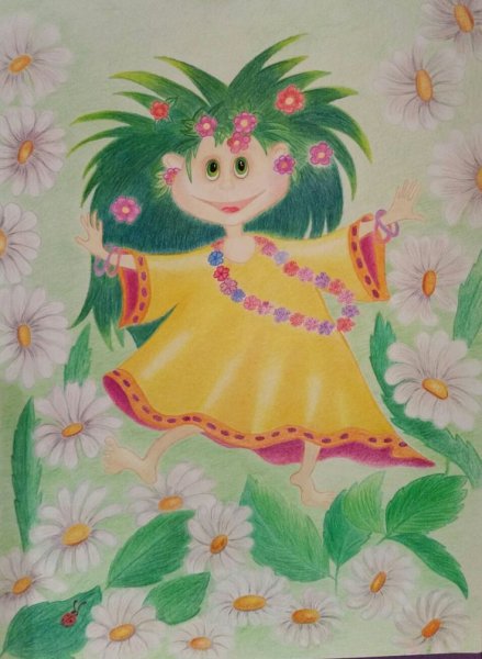 Кикимора Болотная рисунок