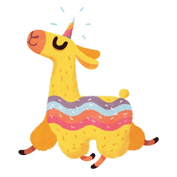 Нарисовая лама