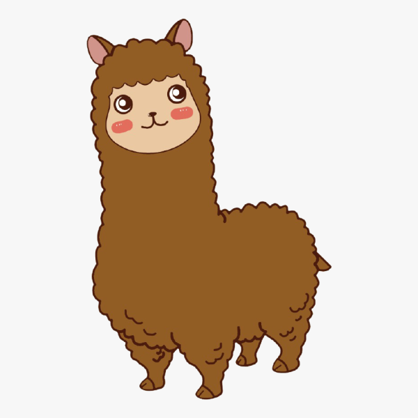 Легкие рисунки ламы