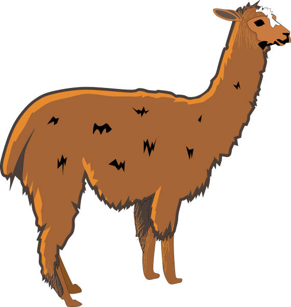 Лама рисование с детьми