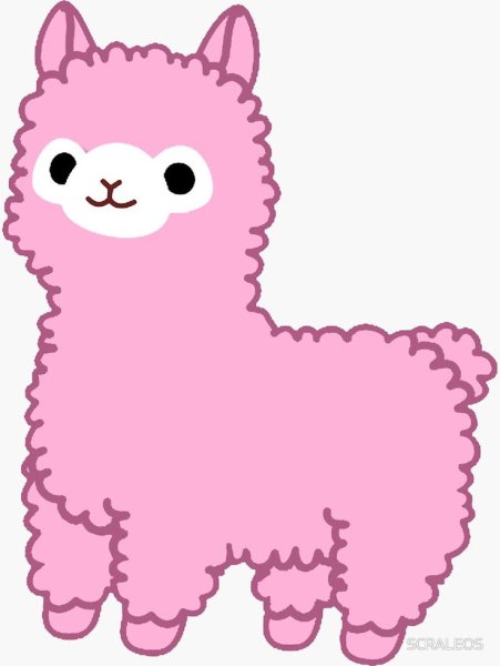 Раскраска лама