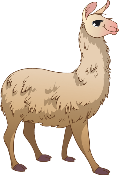 Мультяшные ламы животные
