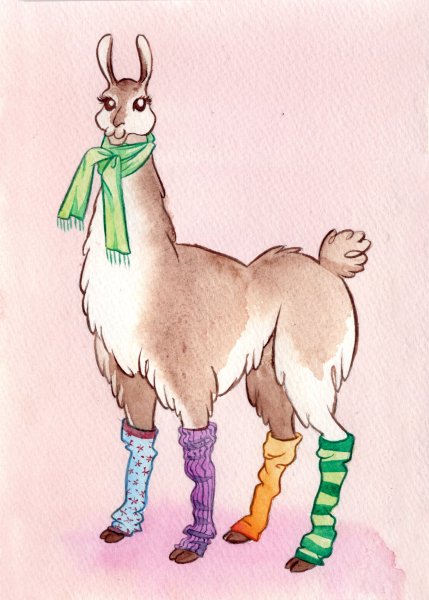 Ламы мультяшные