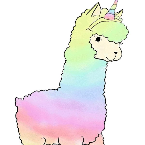 Альпака раскраска для детей