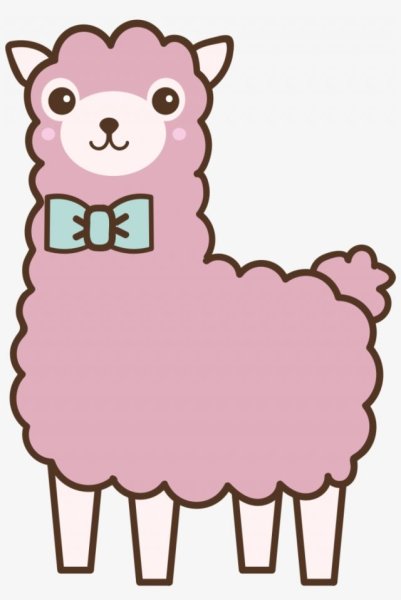 Ламы мультяшные милые
