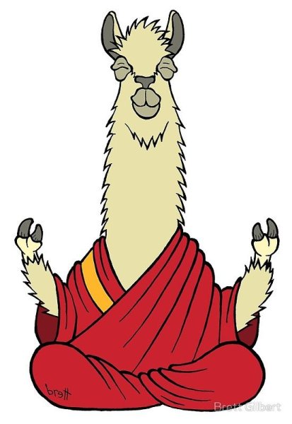 Раскраска лама