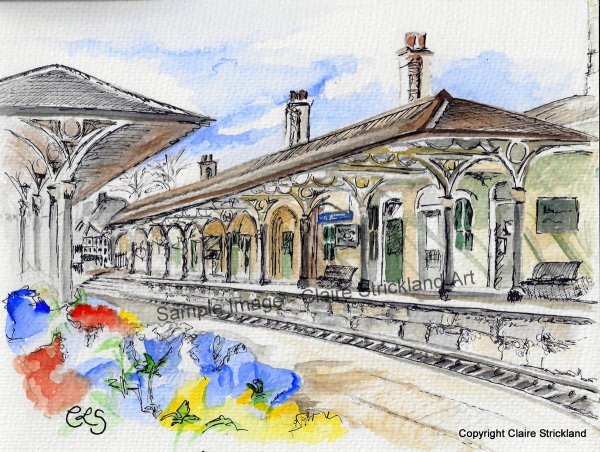 Нарисовать вокзал