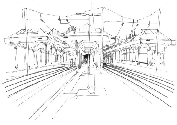 Вокзал мультяшный