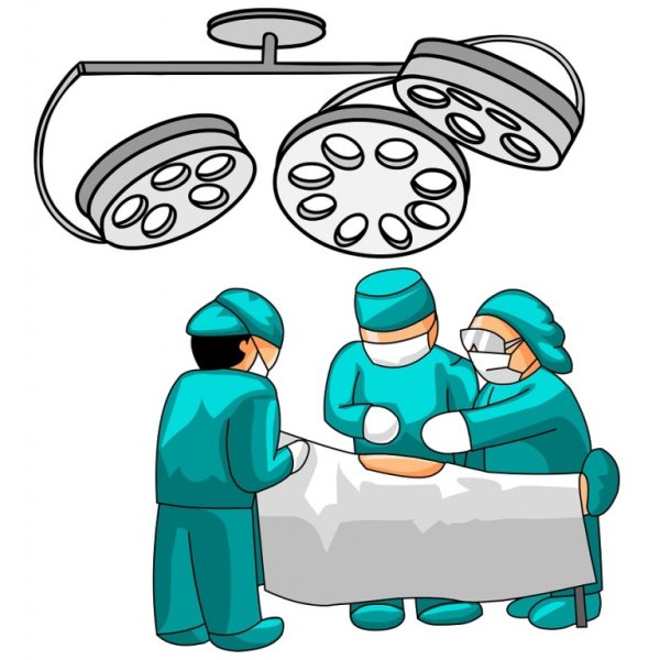 Хирург рисунок на прозрачном фоне