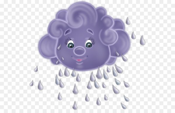 Тучка с капельками