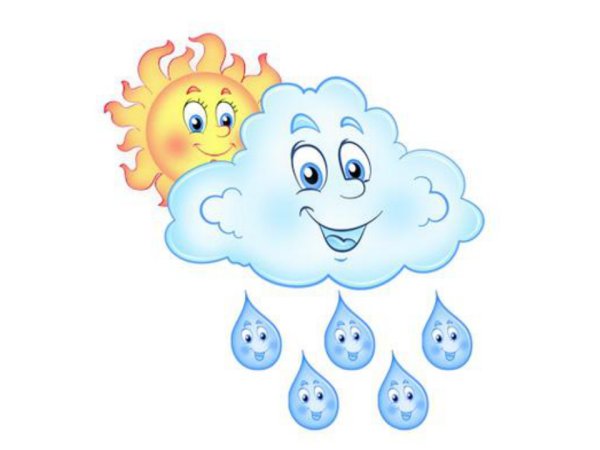 Тучка с капельками