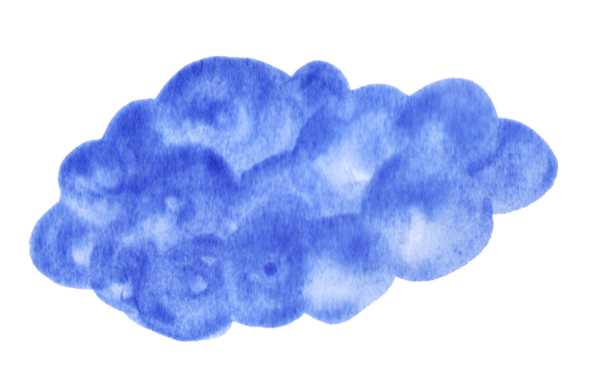 Тучка на белом фоне