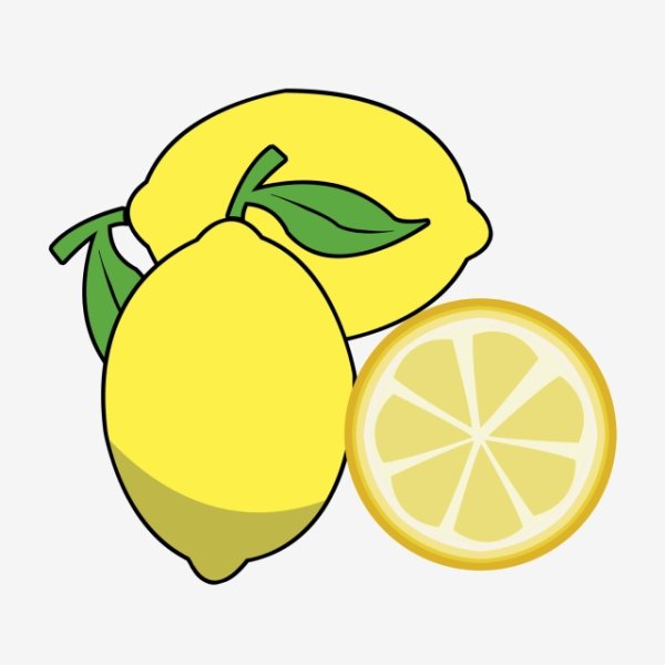 Лимон мультяшный