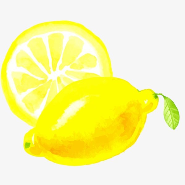 Рисование лимона для детей