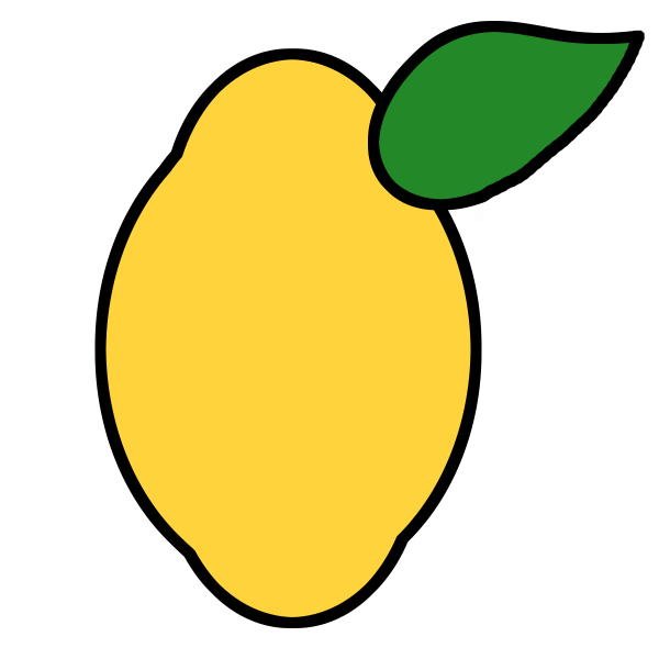 Лимон шаблон