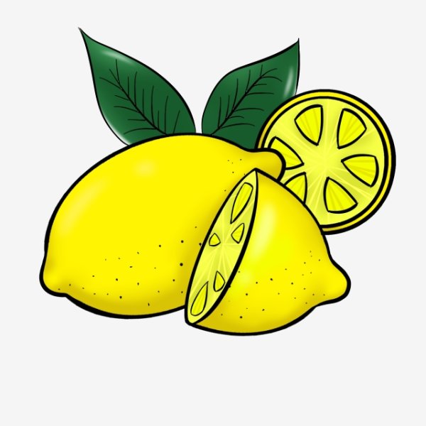 Лимончик мультяшный