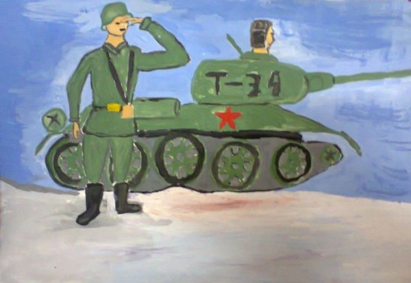 Рисунки на военную тему