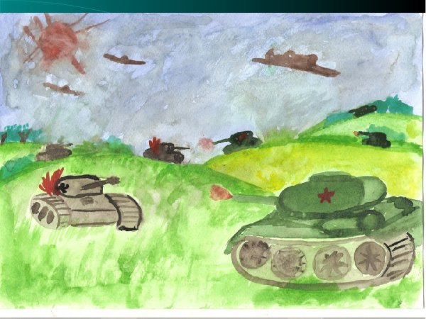 Детские рисунки о войне