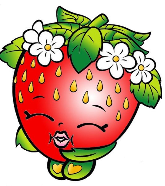 Клубника для рисования