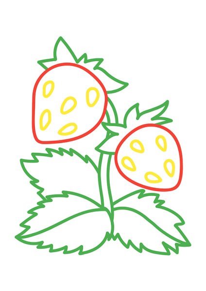 Ягоды мультяшные