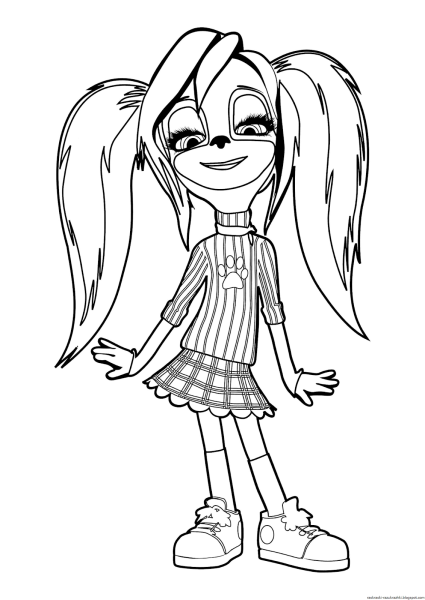 Лиза Барбоскина раскраска