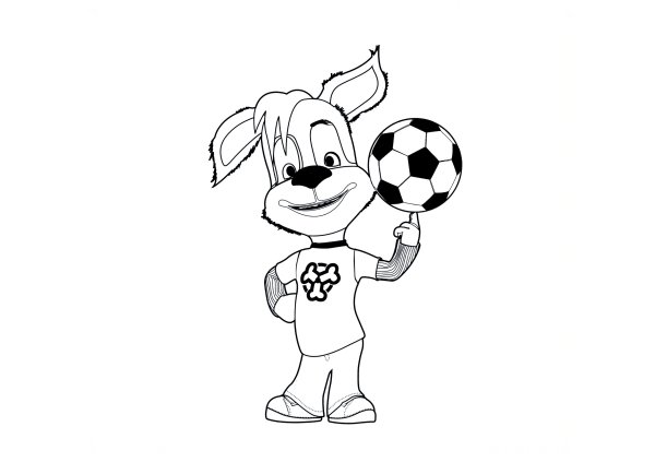 Раскраска дружок Барбоскин