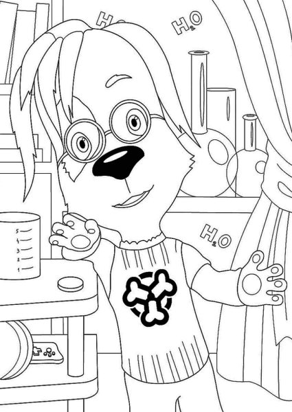 Раскраска Барбоскины дружок